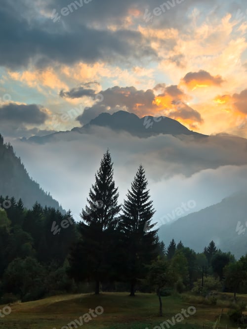 Preview: Sunrise over French Alpes