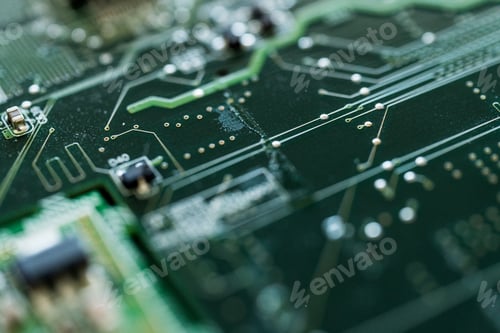 Preview: Close-up of laptop without cover inside disassembly in repair shop
