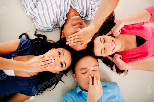 Preview: Group Of People Representing The Human Senses