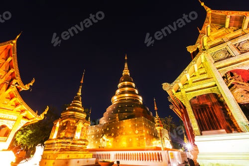 Preview: Night temple in Thailand