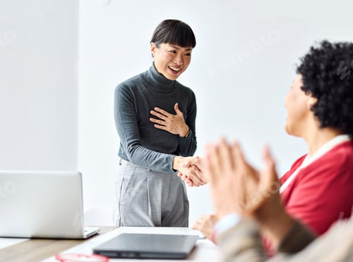 Preview: Young business people in the office