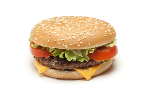 Preview: hamburger on white