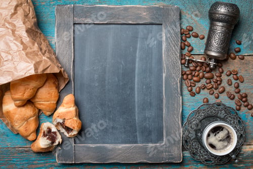 Preview: Fresh croissants and coffee