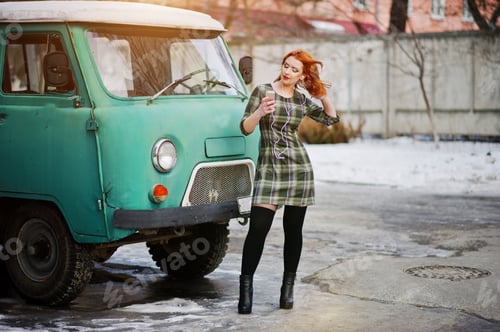 Preview: Young red haired girl lady