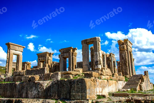 Preview: Ruins of The Tachara (Palace of Darius the Great) in Persepolis, Iran