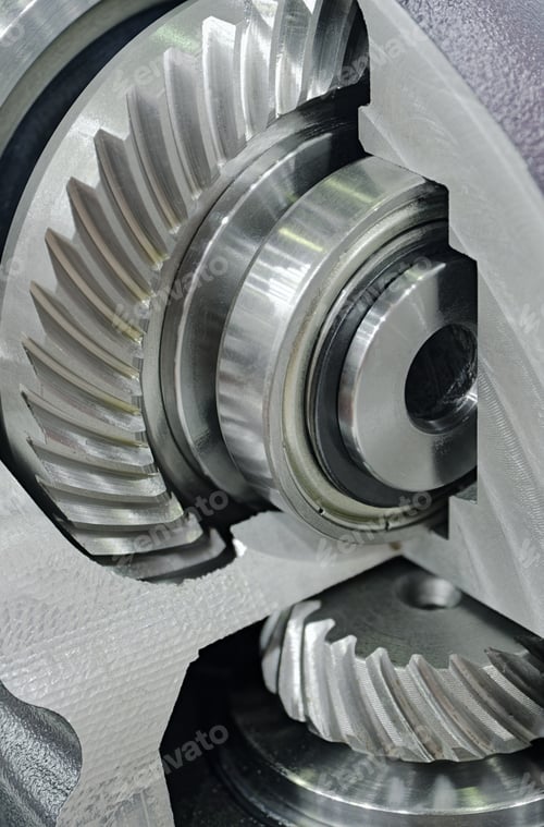 Preview: Pinions inside of gear box
