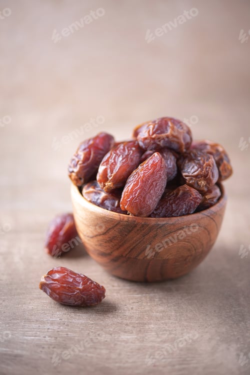 Preview: Bowl Full of Sweet Brown Dates for Ramadan