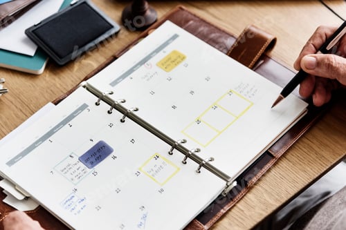 Preview: Senior Adult Planning Agenda Calendar Concept