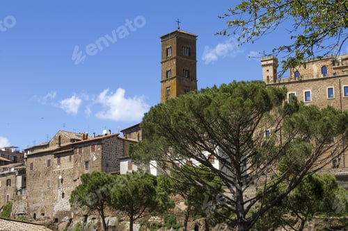 Preview: Beautiful shot of the buildings of Sutri, Viterbo, Lazio