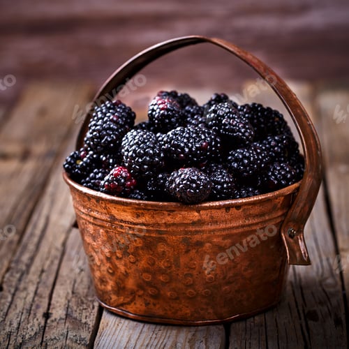 Preview: Blackberry Fresh.Food or Healthy diet concept.