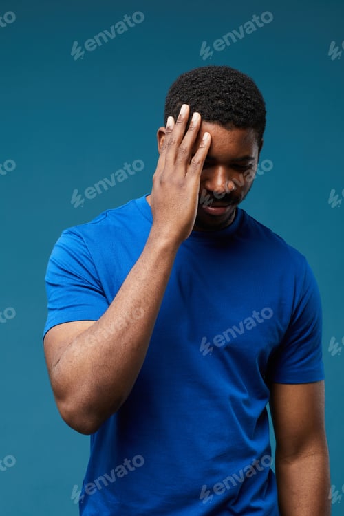 Preview: Portrait of African American Man in Blue