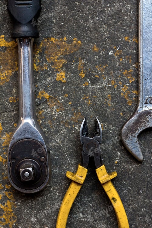Preview: Tools isolated on background