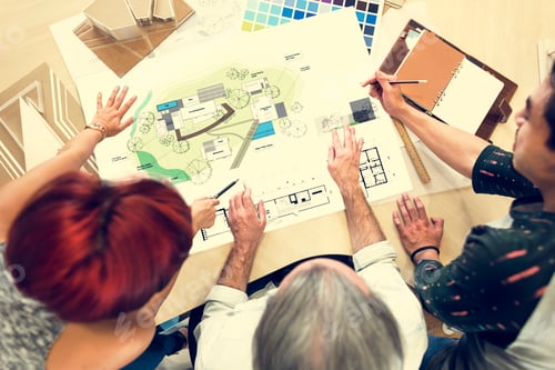 Preview: Design Studio Architect Creative Occupation Meeting Blueprint Co