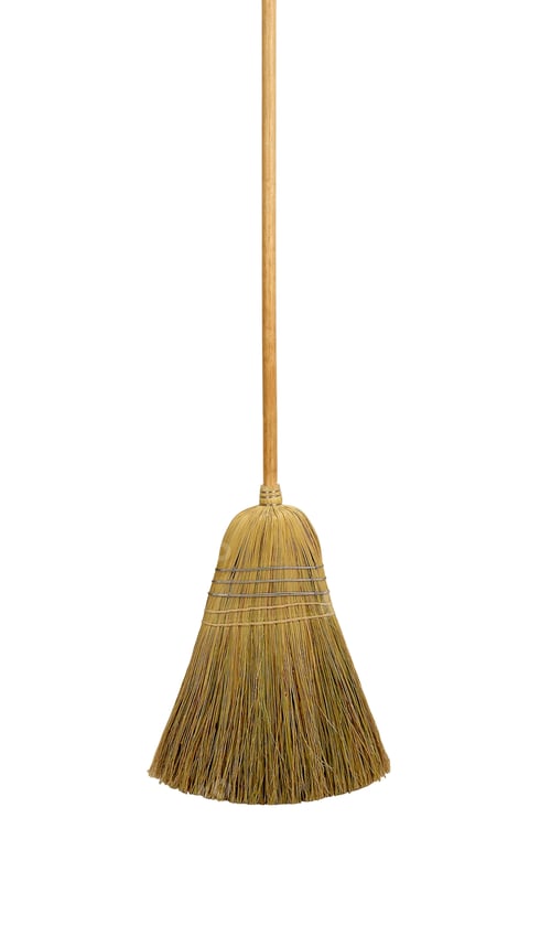 Preview: Besom isolated on white