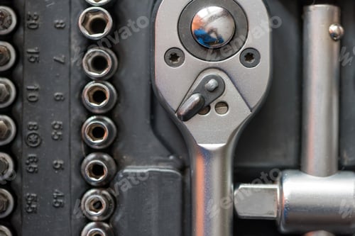 Preview: Set of tools for car repair in box