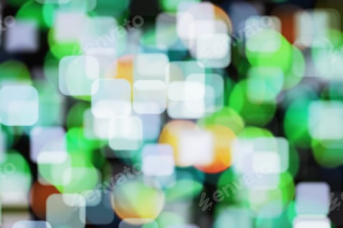 Preview: Nature Pattern- Light Bokeh Background. Celebratory Mood Magic Effect. Decorations Holiday- Design