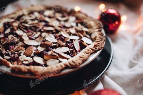 Preview: almond pie for christmas/ winter holidays/ celebration