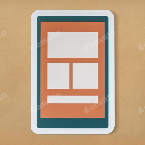 Preview: Mobile application technology icon graphic