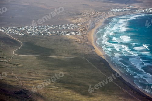 Preview: Famara coastline on Lanzarote island