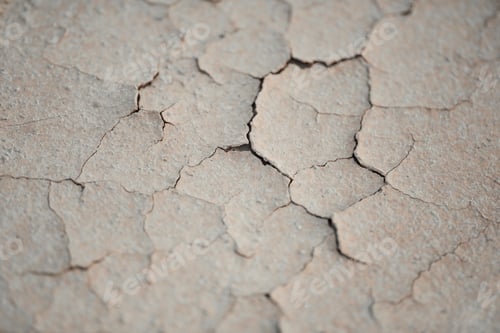 Preview: Canyon quarry cut of arid soil in the desert.