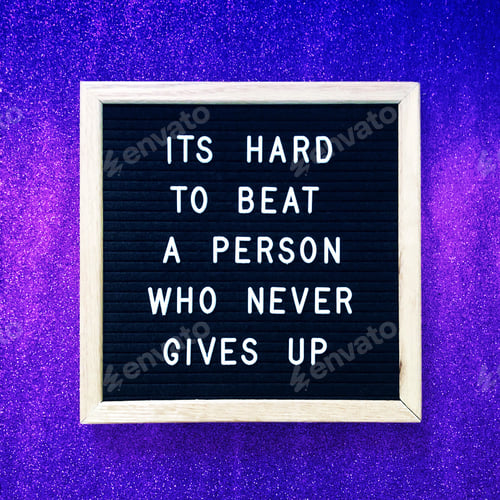 Preview: It’s hard to beat a person who never gives up