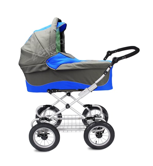 Preview: modern pram isolated