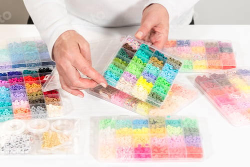 Preview: Colorful Clay Beads Set for Creative Kids' Bracelet Making