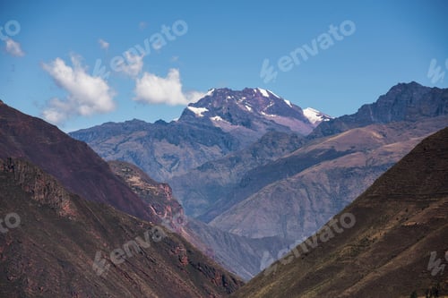 Preview: Sacred Valley of the Incas, Andes mountains landscape, near Cusco, Peru, South America