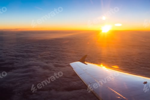 Preview: Looking Out Through Airplane Window