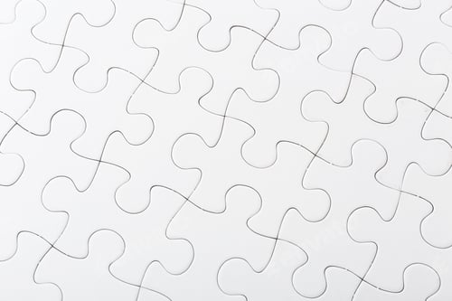 Preview: Completed white puzzle