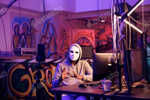 Preview: Hacker live streaming illegal activity