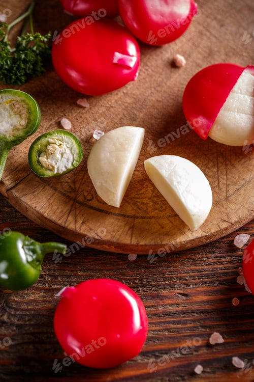 Preview: Round delicious cheese