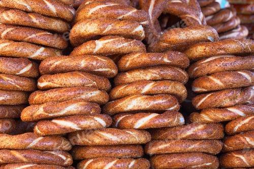 Preview: Turkish Bagel Simit selling in a van