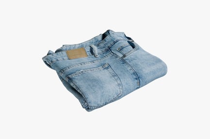 Preview: Folded Light Wash Womens Jeans