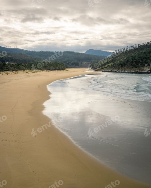 Preview: Big sandy beach of calm waters