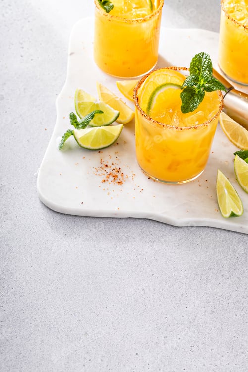 Preview: Triple citrus margarita with orange, lemon and lime