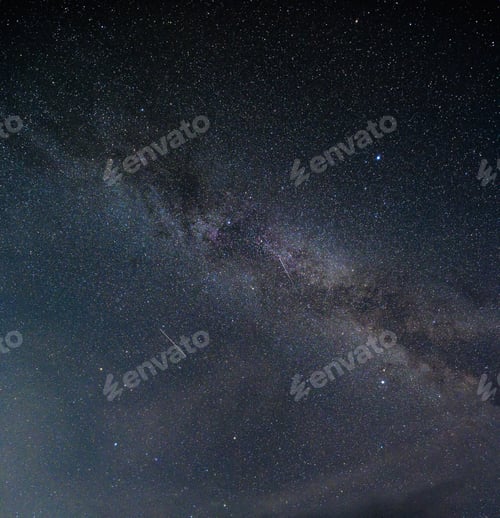 Preview: Milky way galaxy with starry in the night sky