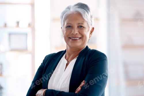 Preview: Show dedication in all that you do. Portrait of a mature businesswoman standing in an office.