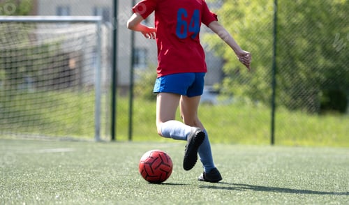 Preview: Girl Dribbles Ball Between Flip Cups