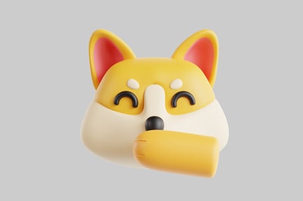 Preview: Cartoon shiba inu character