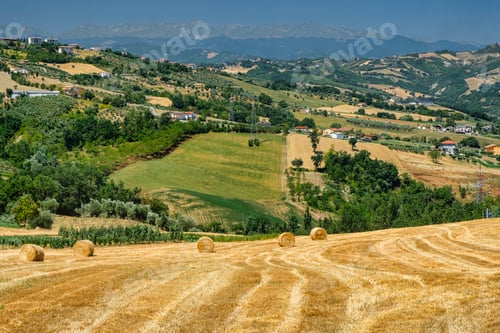 Preview: Landscape near Teramo (Abruzzi) at summer