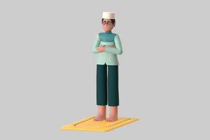 Preview: Praying Man Character