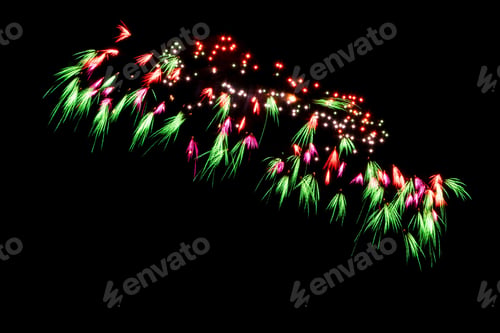 Preview: fireworks display in village of Qrendi, Malta, to celebrate the feast of St Mary on 15th August