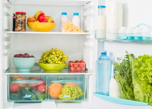 Preview: fridge inseide with food