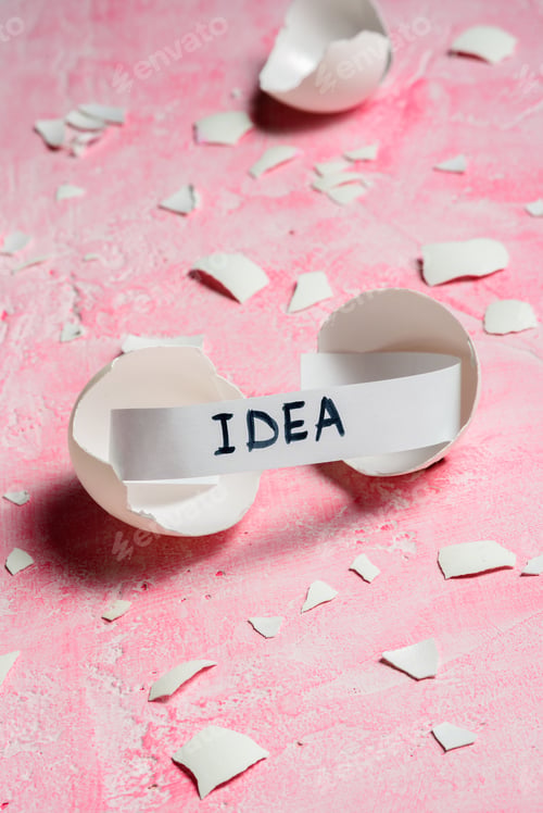 Preview: Birth of idea concept