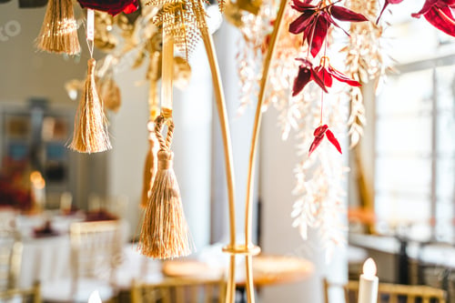 Preview: Floral arrangement, festive bouquet, table decoration for Chinese New Year party celebration in