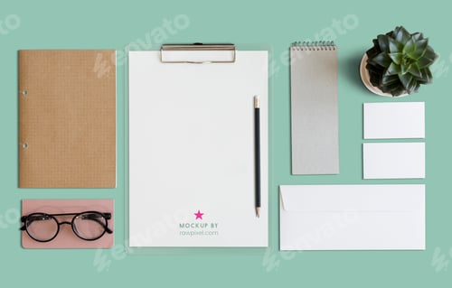 Preview: Stationary Document Paperwork Organization Concept