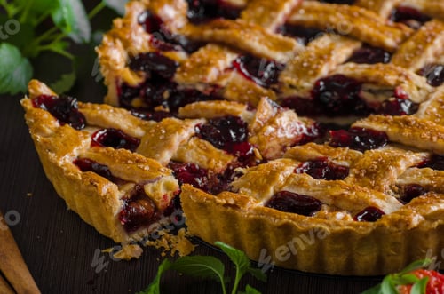 Preview: Rustic tart with berries