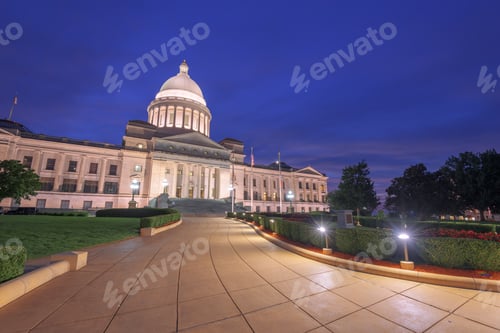 Preview: Little Rock, Arkansas, USA at the State Capitol