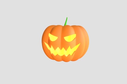 Preview: 3D Pumpkin Hallowen